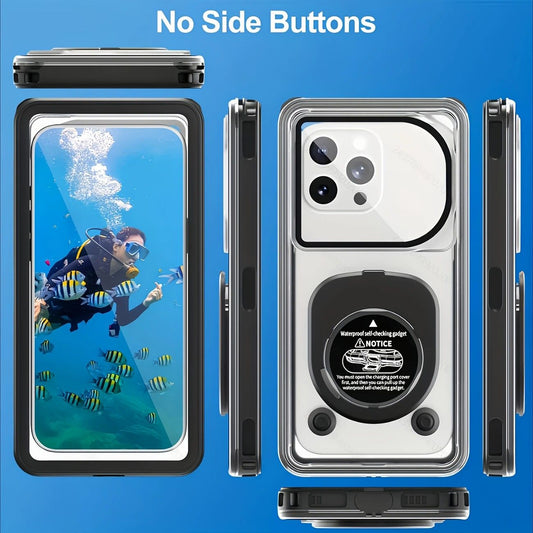 Newly Upgraded IPX8 Diving Phone Case, 15m Waterproof, 6.9-inch Universal, Surfing Swimming Underwater V1232-SJBHT002