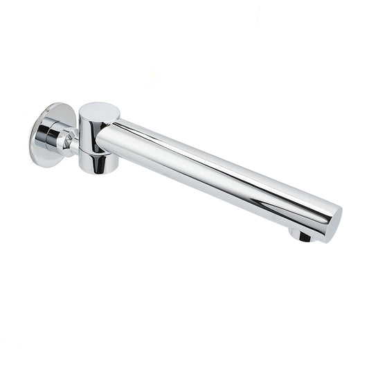 Watermark Chrome Round Basin Wall Mount Faucet Outlet 180 degrees Swivel Brass Bath Tub Spout V1233-SP603CR