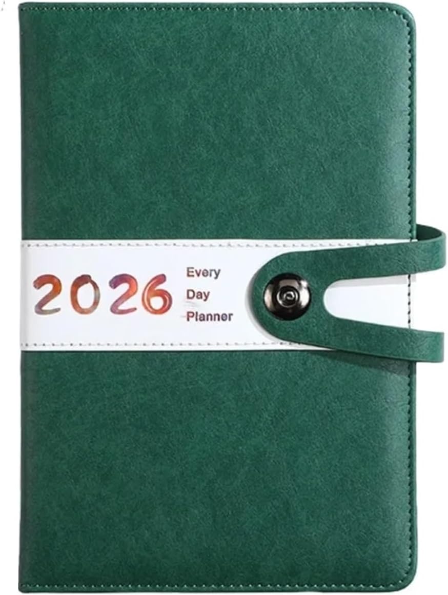 Agenda 2026 adults - Planner - Journal - Organizer - Business - Texture - PU material - A5 format - Vegetable V1237-NKKS00029