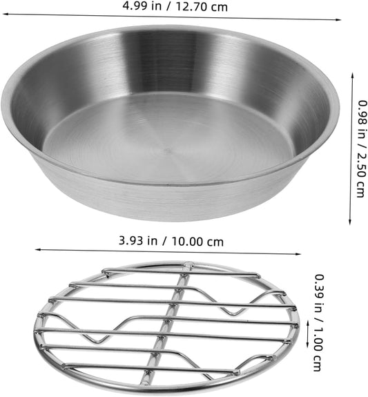Baking tray for air fryer - Air fryer baking pan - Air fryer accessories - Baking tray with rack - Made of V1237-NKKS00072
