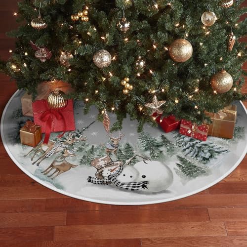 Christmas Tree Mat 36 Inch, Winter Season Christmas Tree Decoration V1237-ZY-203-0027