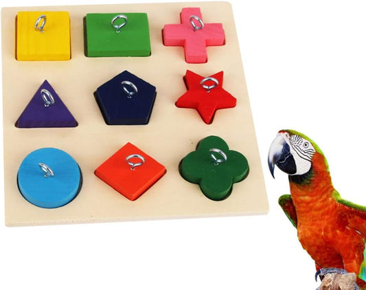 Bird Puzzle Toy Parrot Educational Toys Bird Feeder Wooden Toys B V1237-ZY-203-0834