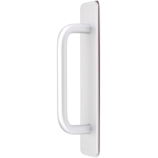 2pcs Self-Adhesive Aluminum Alloy Door Handle Push-Pull Sliding Door Handle Without Drilling for Gate Cabinet V1237-ZY-203-0953