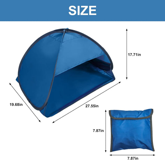 Pop-up Beach Shelter - Portable Beach Tent Anti-UV, Windproof, Picnic Tent for Small Dogs, Cats and Other V1237-ZY-203-1113
