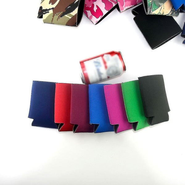 10pcs Neoprene Beer Can Coolers Drink Bottle Holders Insulation Sleeve V1237-ZY-203-1421