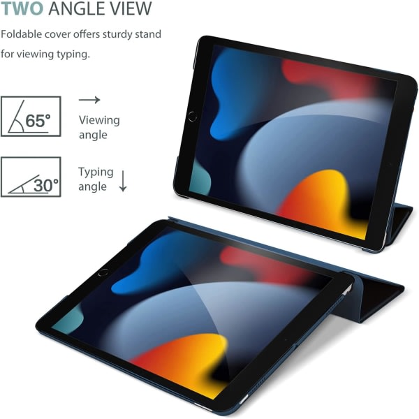 ProCase iPad 10.2 Case iPad 9th generation, hard back Blue V1237-ZY-203-2023