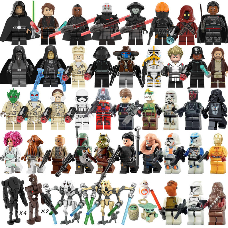 50 pcs Star Wars building blocks minifigures Luke Darth Vader 50 pcs V1237-ZY-203-2250