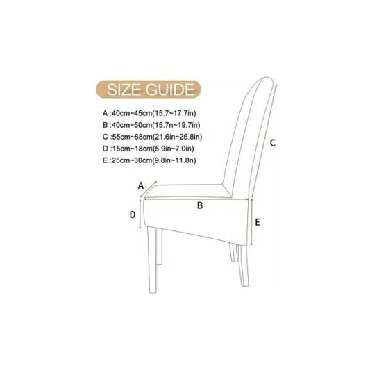 6-pack Washable Universal Stretch Microfiber Chair Covers V1237-ZY-203-3306