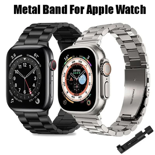Stainless Steel Bracelet for Apple Watch Band 49mm 45mm 44mm 42mm Watch Metal Bracelet for iWatch Series 9 8 V1237-ZY-203-3363