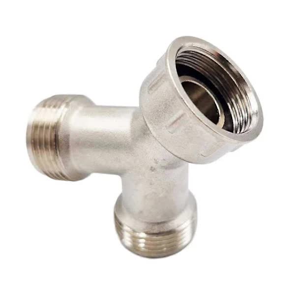 Brass Y-connector for washing machine, 3/4 splitter, 2-way hose connection 3/4 (FMY) V1237-ZY-203-3369