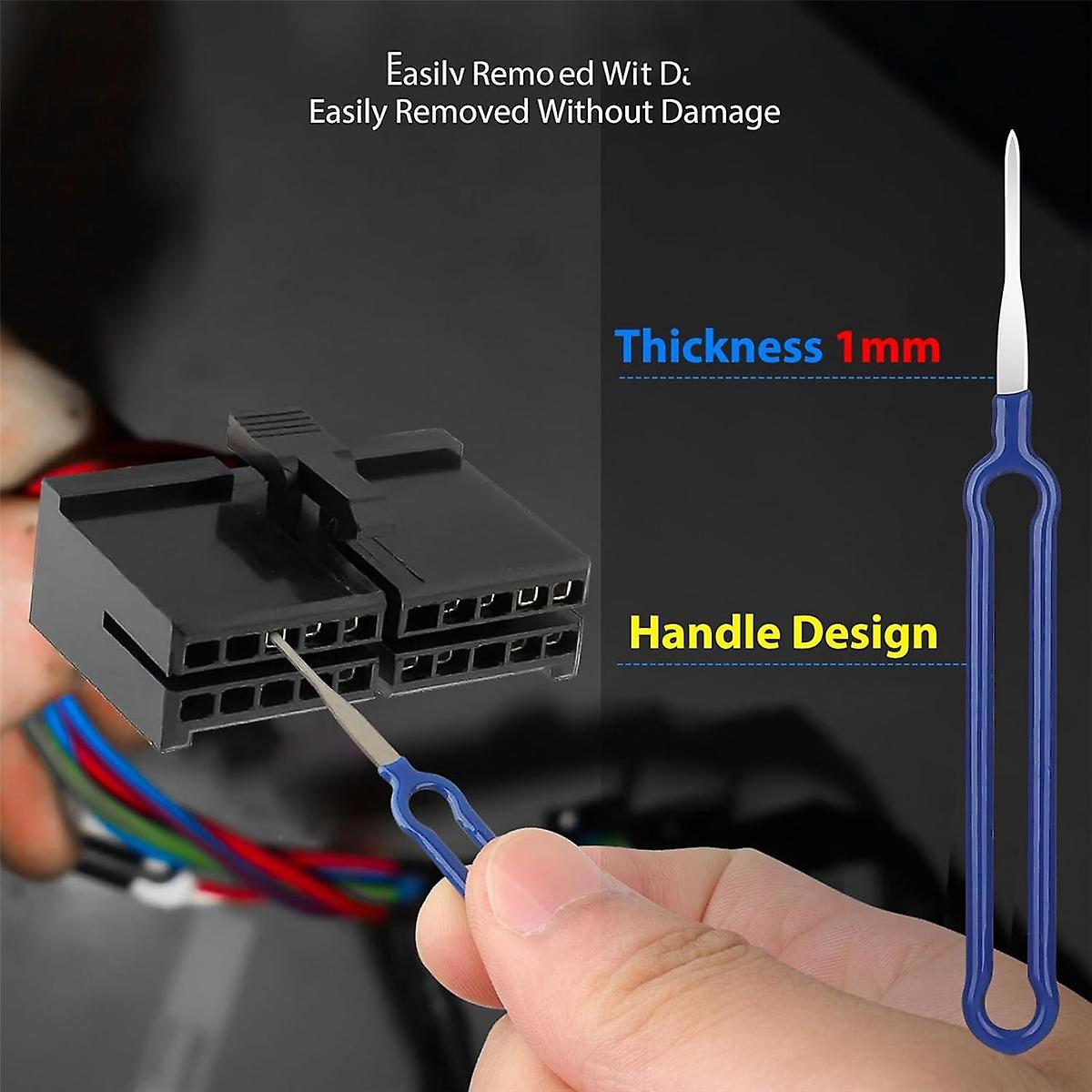 36 Piece Terminal Removal Tool Kit, Pin Extractor, Terminal Stripping Kit, Electrical Cable Connector V1237-ZY-203-3418