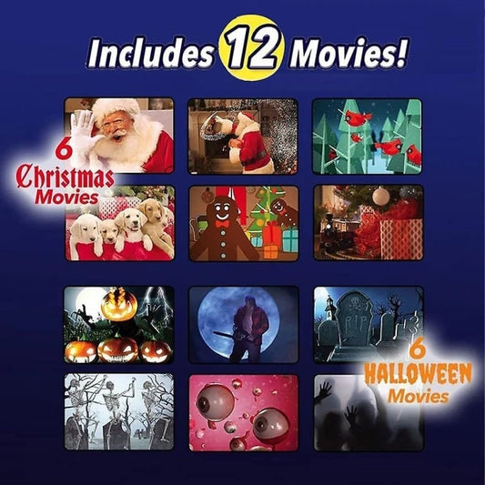 Christmas and Halloween Hologram Projector Window Projector LED V1237-ZY-203-3421