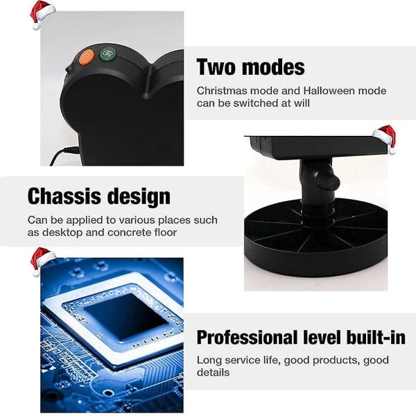 Christmas and Halloween Hologram Projector Window Projector LED V1237-ZY-203-3421