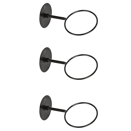 3pcs Wall Mounted Ball Rack Iron Basketball Storage Display Holder Football Rugby Hanging Rack Space Saving - V1237-ZY-203-3478