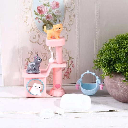 Doll Pet Cat Accessories Dollhouse Furniture and Toys for Barbies Random Color Onesize V1237-ZY-203-3897