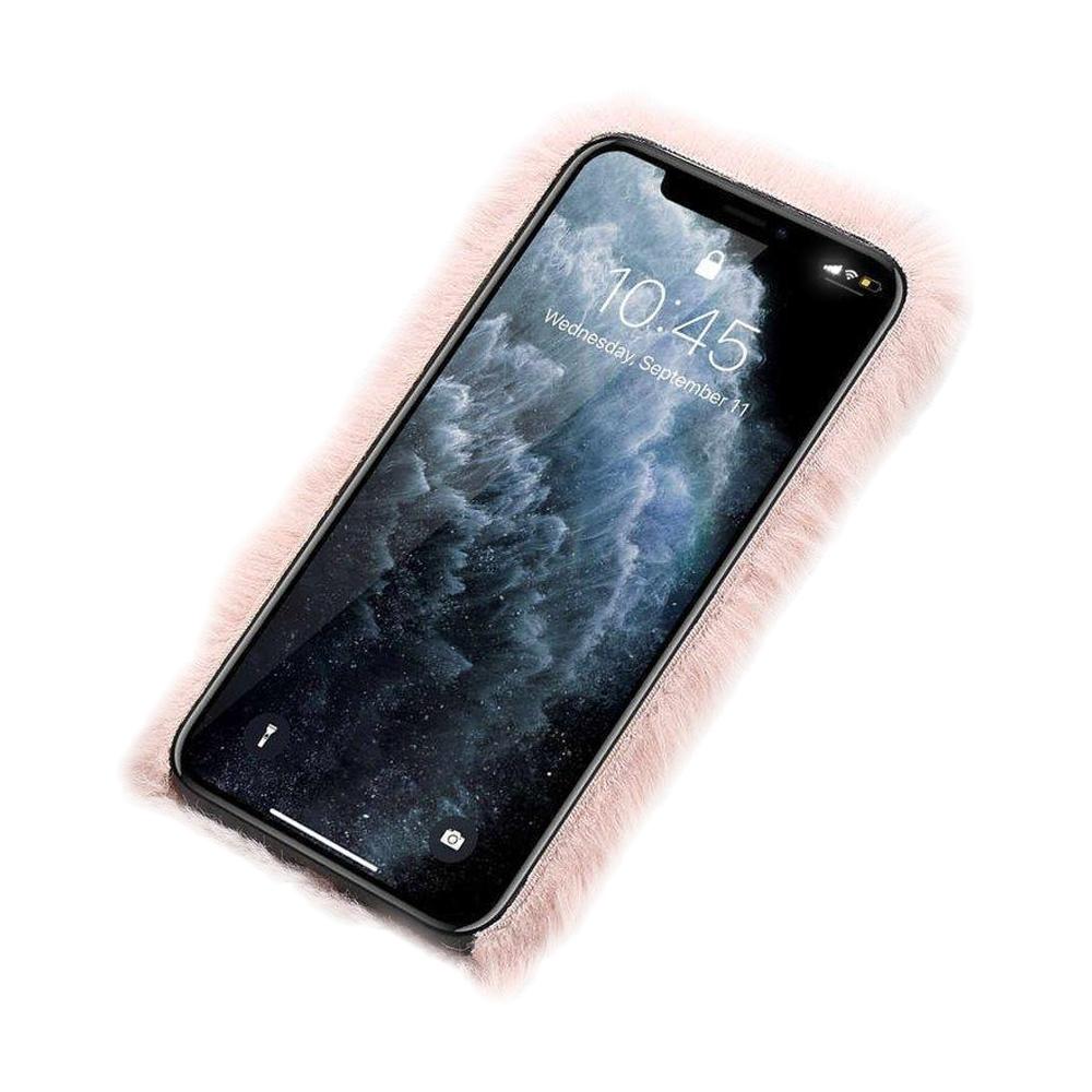 iPhone 12 Mini - Case/Mobile Case - Fluffy Fur Pink V1237-ZY-203-4298