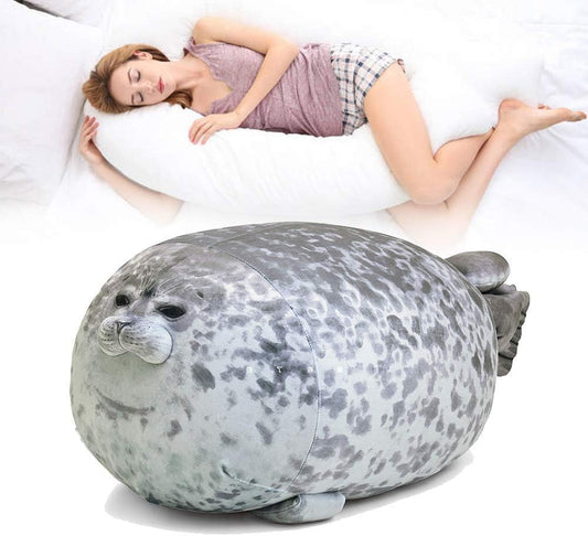 Thick seal pillow cute seal plush toy stuffed animal toy_tfrf 30CM V1237-ZY-203-4307