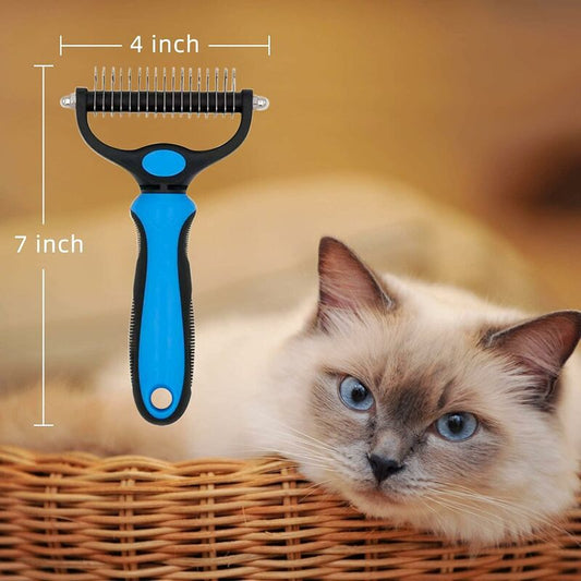 Dog Brush Cat Brush, Professional Dog Dematting Comb and Long Hair Dog Brush, Grooming Rake for Dogs and Cats V1237-ZY-203-4672