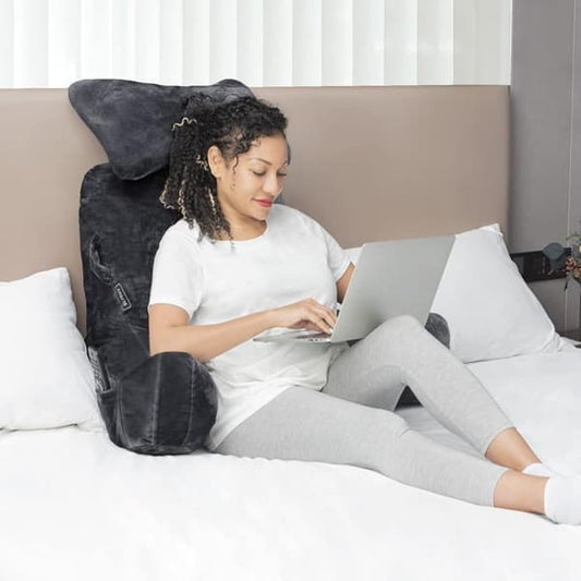 Extra Large Back Cushion with Armrests - Reading and Sitting Cushion for Bed & Sofa V1237-ZY-203-5272