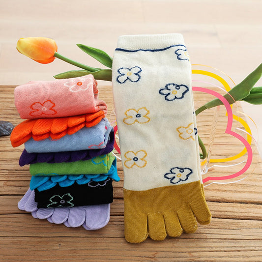 pairs - Toe socks - Toe socks - Women's toe socks - Cotton socks - Sports socks - Yoga socks V1237-ZY-203-5477