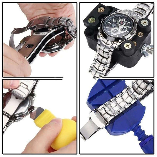 Watch Repair Tool Kit for Battery Replacement and Case Opener, MultiColor V1237-ZY-506-0015