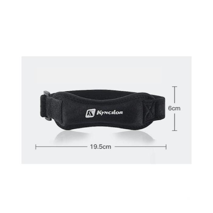 2-pack Black Knee Pads, Adjustable Knee Strap for Running, Compatible with Nike V1237-ZY-506-0078