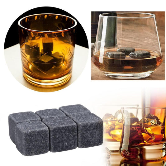 Whiskey Stones 9-pack, Grey Whiskey Ice Cubes V1237-ZY-506-0085