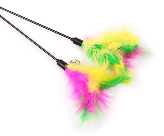 Cat Toy with Feathers and Bell V1237-ZY-506-0311