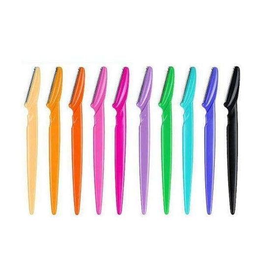 6-pack MultiColor Eyebrow Beard Knife Trimmer, 1.2mm V1237-ZY-506-0405
