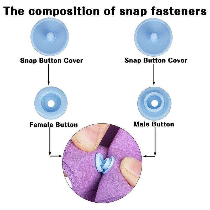 Plastic Snap Fasteners Pliers for Colorsnaps, MultiColor V1237-ZY-506-0539