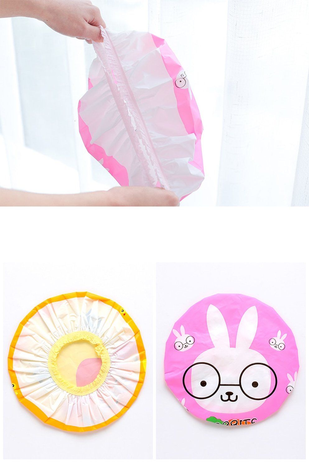 5PCS Waterproof Swimming Cap and Shower Cap V1237-ZY-506-0551