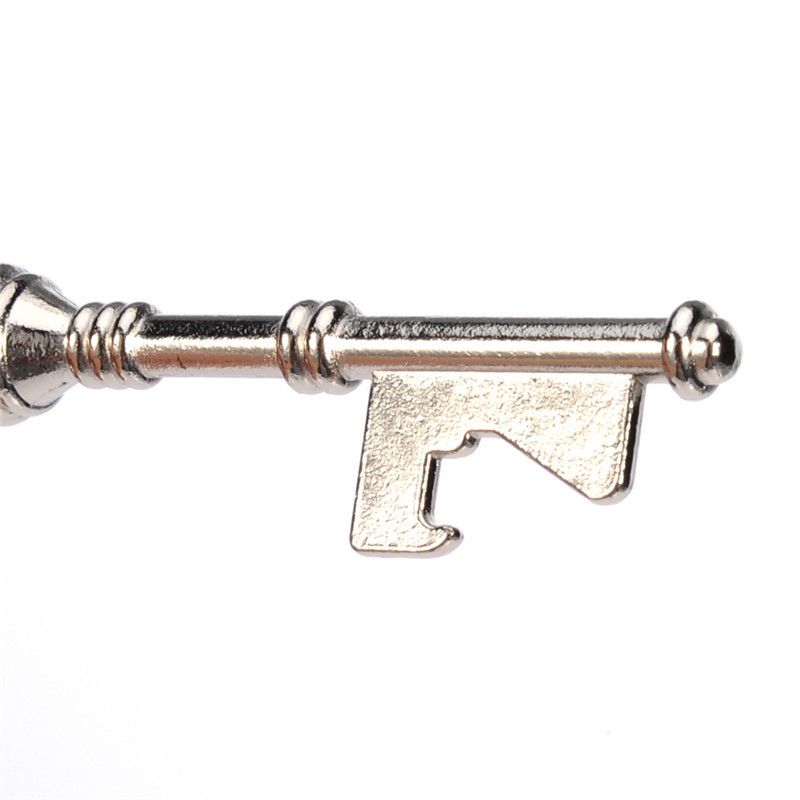 Vintage silver key bottle opener and cap opener V1237-ZY-506-0576