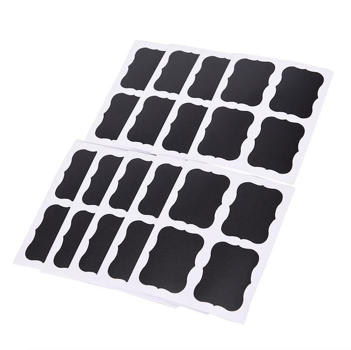 36-pack Black Chalkboard Labels, 3.5 x 2 inches V1237-ZY-506-0698