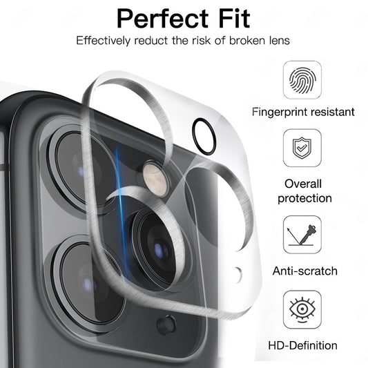 Tempered Glass Lens Protector for iPhone 15, Transparent, Compatible with iPhone 15 V1237-ZY-506-0828