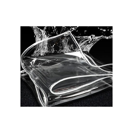Transparent Reinforced Protective Tarpaulin 350g per Square Meter, 2 x 3M V1237-ZY-522-0035