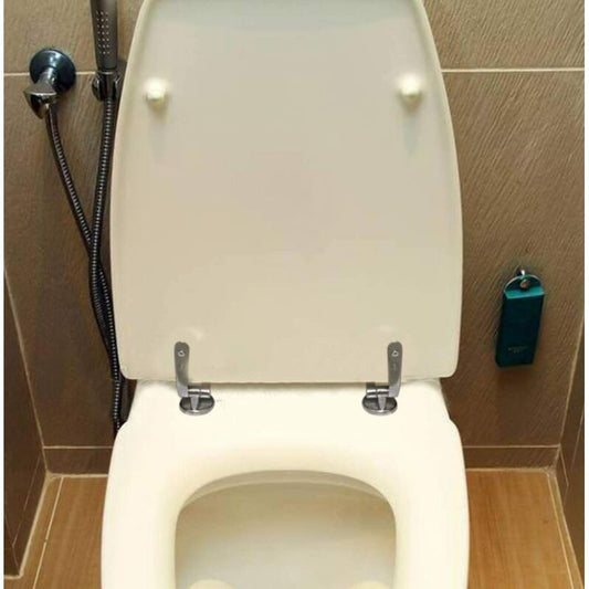 2 Pack Toilet Seat Hinges Replacement with Zinc Alloy Fixings V1237-ZY-522-0053
