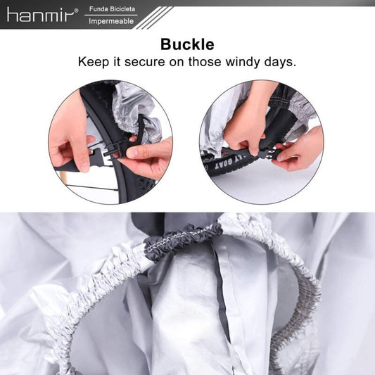 Bike Cover, Waterproof Outdoor Bike Cover with Lock Hole for Mountain Road Bikes, Xxl, 200CM, 70CM, 110CM V1237-ZY-528-069