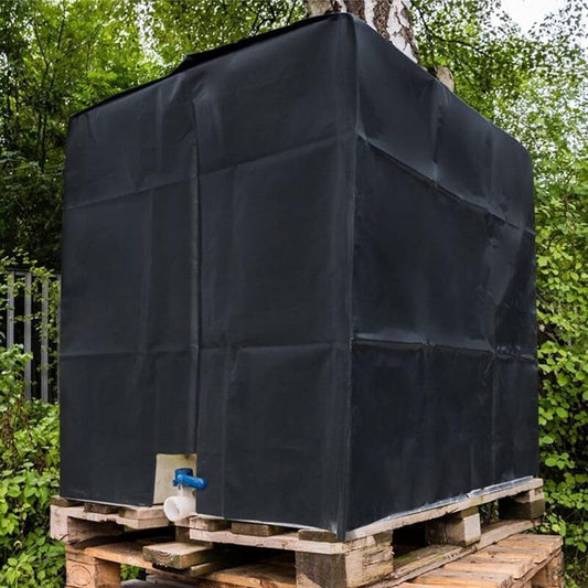Water Tank Cover, IBC Tank Cover for 1000L Tank, Water Tank Container Protective Cover, Anti Dust Anti UV V1237-ZY-528-126