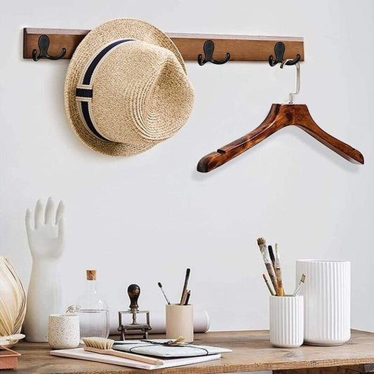 6 Pieces Retro Coat Hook, Retro Coat Hook Wall Coat Rack Vintage Metal Door Hook for Bathroom Kitchen Bedroom V1237-ZY-528-142