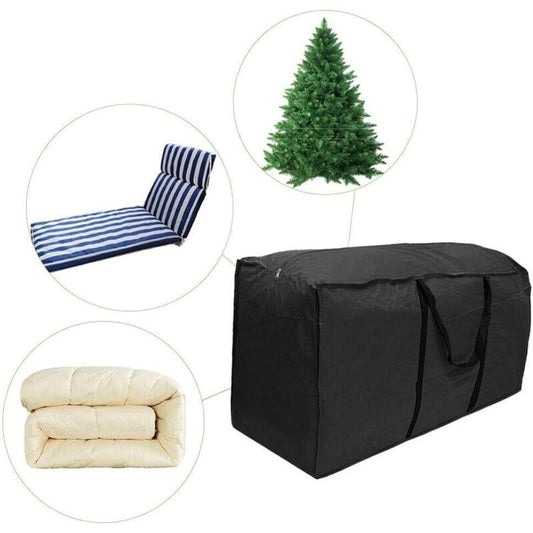 Storage Bag for Garden Furniture Cushions Sheets Pillows Cushions Handbag with Handle 210D Oxford Waterproof, V1237-ZY-528-169