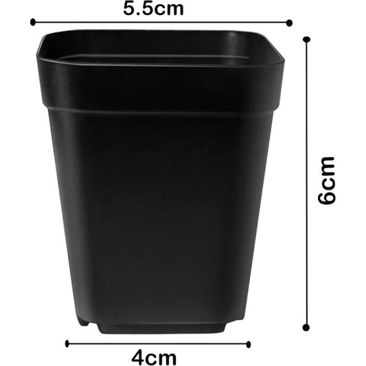 20 Pieces Seedling Pots, Nursery Pots, Reusable Plastic Square Seedling Pot Seedling Pots Transplanting Pot V1237-ZY-528-204