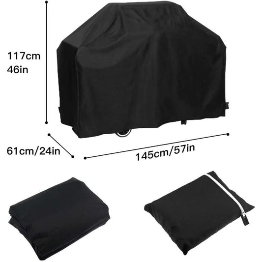 Barbecue Cover, Barbecue Protective Tarpaulin, Grill Cover Anti Wind Anti UV Anti Water Anti Moisture V1237-ZY-528-216