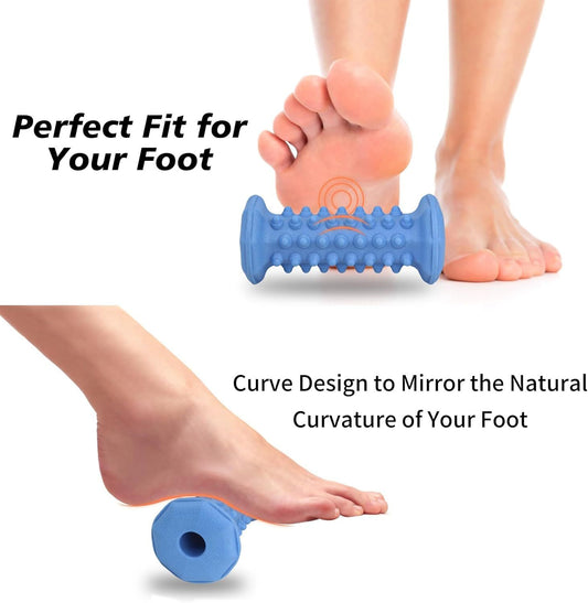 Plantar Fasciitis Relief,Foot Roller,Foot Massager Roller for Plantar Fasciitis,Deep Tissue Muscle V1250-QLSC012-BLUE