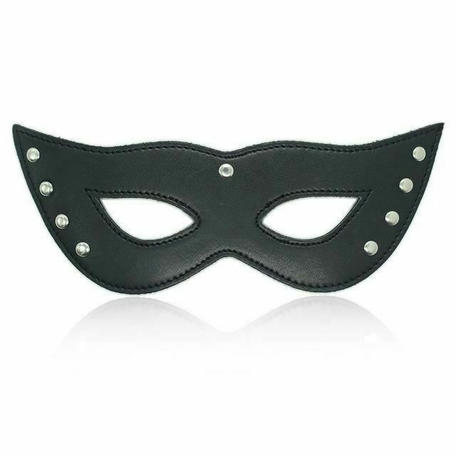 House Of Dasein Black Red Cosplay Bondage Mask Fetish Restraints - Black V1257-15368888090690