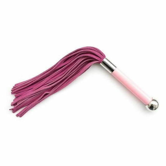 House Of Dasein Leather Flogger Spanking Whip Impact Play Bdsm Bondage Kink - Pink V1257-15472256942146