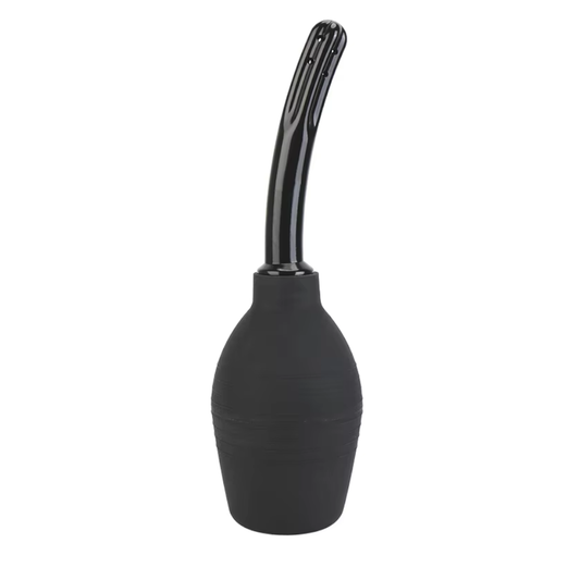 House Of Dasein Anal Washer Nozzle Pump Vaginal Shower Butt Plug Sex Toys Douche Enema - Black - 310Ml - An020 V1257-15853276823618