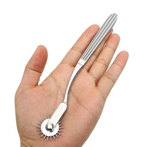 House Of Dasein Spindle Nipple Roller Metal Wartenberg Wheel Bdsm Bondage - Red V1257-15895711711298