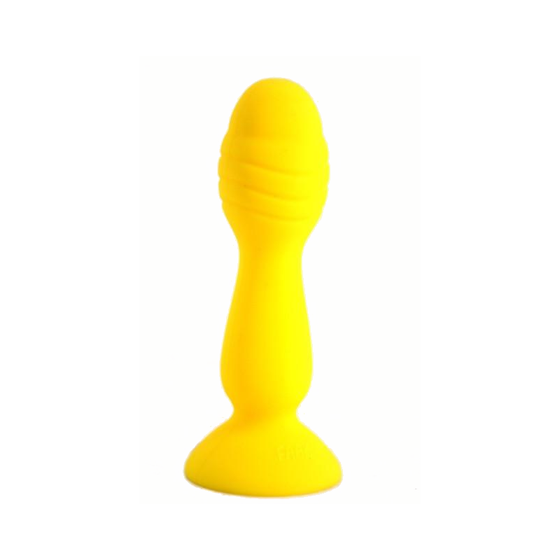 House Of Dasein Colourful Silicone Butt Plug Beads Suction Cup Anal Trainer Beginners - Yellow - Style B V1257-30370342273162