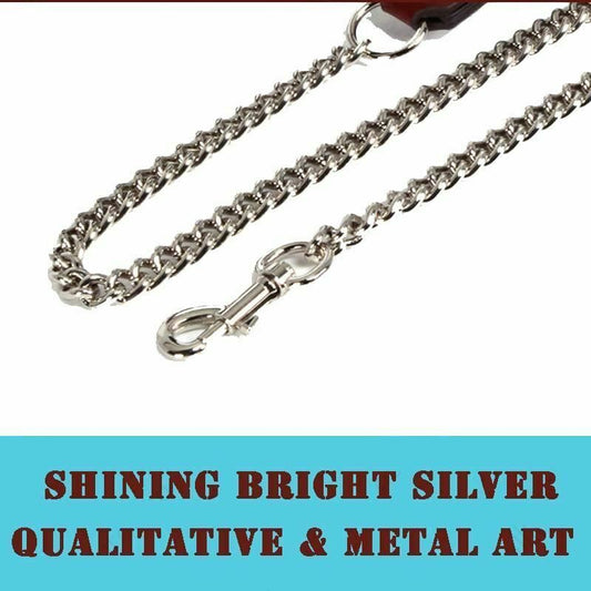 House Of Dasein Genuine Leather Bondage Bdsm Luxury Restraints Kit Kitten Mask Leash - Silver V1257-31196358803594
