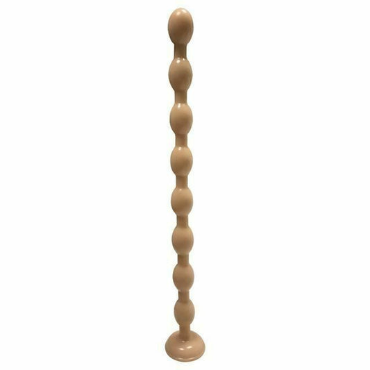 House Of Dasein 19.69 Inch Super Long Beads Anal Masturbator With Suction Cup - Flesh V1257-31274465296522